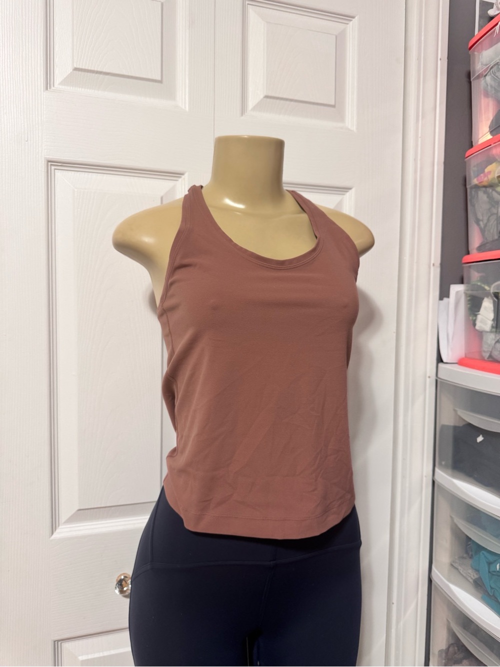Lululemon Women’s Racerback Tank Top in Rust 4